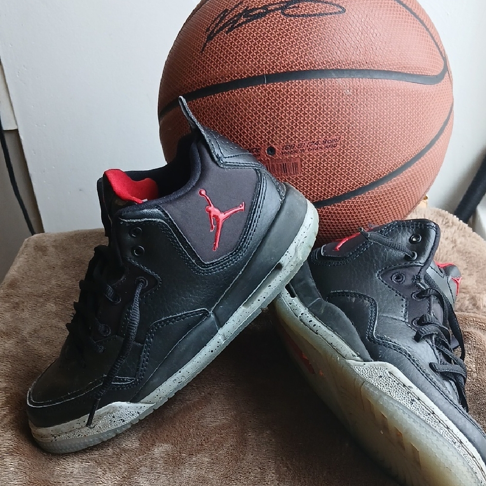 Jordan Kids Sneakers Black and Red